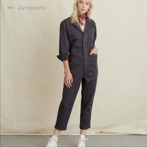 Alex Mill Standard Jumpsuit in Cotton Twill Iron Grey
